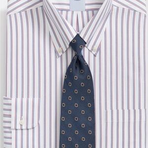 Brooks Brothers Explorer Collection Dress Shirt Elegant Cotton